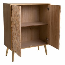 Meuble d'Entrée Alexandra House Living Marron Bois de paulownia 36 x 94 x 74 cm