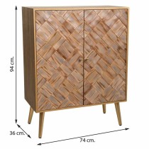 Eingangsbereich Alexandra House Living Braun Paulonia-Holz 36 x 94 x 74 cm