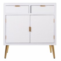 Eingangsbereich Alexandra House Living Gold Holz MDF 36 x 85 x 80 cm