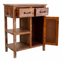 Hall Table with Drawers Alexandra House Living Brown Pine MDF Wood 82 x 37 x 63 cm