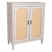 Eingangsbereich Alexandra House Living Weiß Rattan Tannenholz Holz MDF 36 x 95 x 78 cm