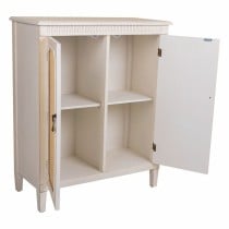 Eingangsbereich Alexandra House Living Weiß Rattan Tannenholz Holz MDF 36 x 95 x 78 cm