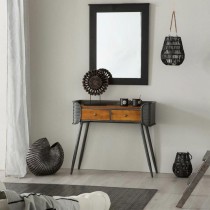 Hall Table with Drawers Alexandra House Living Brown Iron 35 x 81 x 90 cm