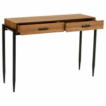 Hall Table with Drawers Alexandra House Living Brown Iron Plate Fir wood 34 x 81 x 120 cm