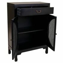 Hall Table with Drawers Alexandra House Living Black Rattan Fir wood MDF Wood 36 x 100 x 70 cm