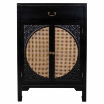 Hall Table with Drawers Alexandra House Living Black Rattan Fir wood MDF Wood 36 x 100 x 70 cm