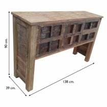 Eingangsbereich Alexandra House Living Braun Recyceltes Holz 39 x 90 x 138 cm