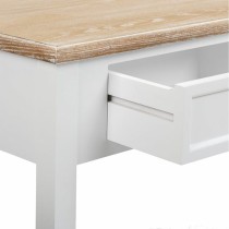 Konsolentisch mit Schubladen Alexandra House Living Weiß Braun Zinklegierung Holz MDF 40 x 78 x 100 cm