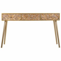 Konsolentisch mit Schubladen Alexandra House Living Braun Paulonia-Holz 41 x 79 x 132 cm