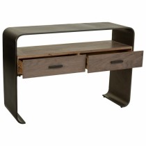 Hall Table with Drawers Alexandra House Living Brown Wood Iron Plate Fir wood 37 x 82 x 122 cm