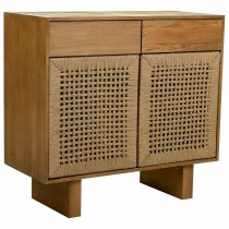 Hall Table with Drawers Alexandra House Living Brown Rope Fir wood Paolownia wood 36 x 75 x 80 cm