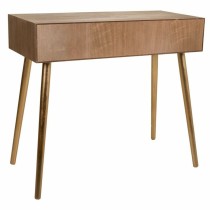 Konsolentisch mit Schubladen Alexandra House Living Braun Paulonia-Holz 41 x 79 x 88 cm