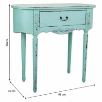 Hall Table with Drawers Alexandra House Living Blue Fir wood MDF Wood 36 x 80 x 88 cm