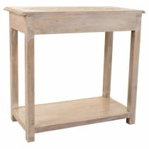 Konsolentisch mit Schubladen Alexandra House Living Weiß natürlich Mango-Holz Holz MDF 40 x 76 x 135 cm