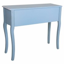 Konsolentisch mit Schubladen Alexandra House Living Blau Rattan Tannenholz Holz MDF 33 x 77 x 90 cm