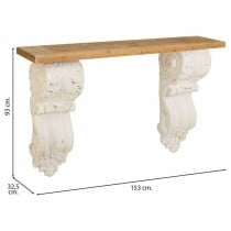 Eingangsbereich Alexandra House Living Weiß Tannenholz Holz MDF 32 x 93 x 153 cm