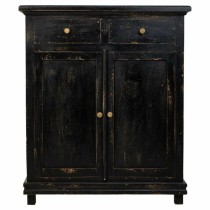 Hall Table with Drawers Alexandra House Living Black Wood 40 x 100 x 85 cm