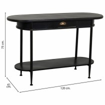 Hall Table with Drawers Alexandra House Living Black Metal 41 x 75 x 120 cm