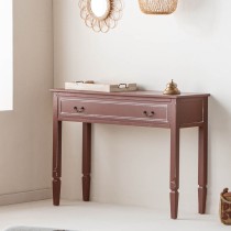 Hall Table with Drawers Alexandra House Living Brown Natural Fir wood MDF Wood 38 x 82 x 112 cm