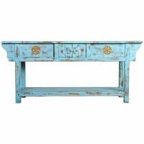 Hall Table with Drawers Alexandra House Living Blue Mango wood 45 x 80 x 181 cm