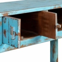 Hall Table with Drawers Alexandra House Living Blue Mango wood 45 x 80 x 181 cm