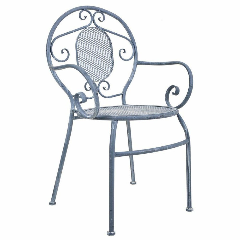 Garden chair Alexandra House Living Grey Iron 54 x 88 x 58 cm