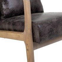 Armchair Alexandra House Living Brown Wood 83 x 74 x 66 cm