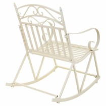 Chaise à bascule Alexandra House Living Blanc Fer 24 x 45 x 24 cm