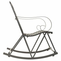 Rocking chair Alexandra House Living Brown Iron 24 x 45 x 24 cm