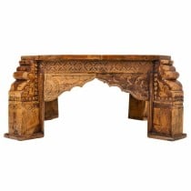 Table Basse Alexandra House Living Bois de manguier 102 x 48 x 102 cm