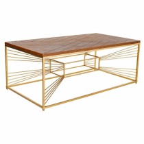 Centre Table Alexandra House Living Gold Natural Iron Fir wood MDF Wood 70 x 50 x 130 cm