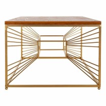 Centre Table Alexandra House Living Gold Natural Iron Fir wood MDF Wood 70 x 50 x 130 cm