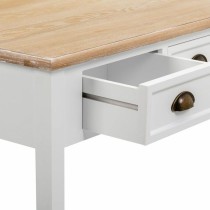 Centre Table Alexandra House Living White Brown Zinc Alloy MDF Wood 80 x 50 x 80 cm