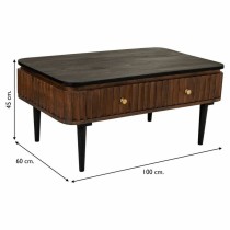 Centre Table Alexandra House Living Brown Iron Mango wood 60 x 45 x 100 cm