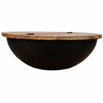 Table Basse Alexandra House Living Noir Fer Bois de manguier 86 x 30 x 86 cm