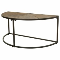 Set of 2 tables Alexandra House Living Brown Iron Fir wood 45 x 40 x 91 cm