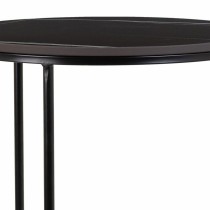 Set of 2 tables Alexandra House Living Black Iron MDF Wood 39 x 57 x 39 cm