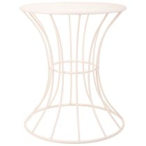 Table d'appoint Alexandra House Living Blanc Fer 20 x 50 x 21 cm