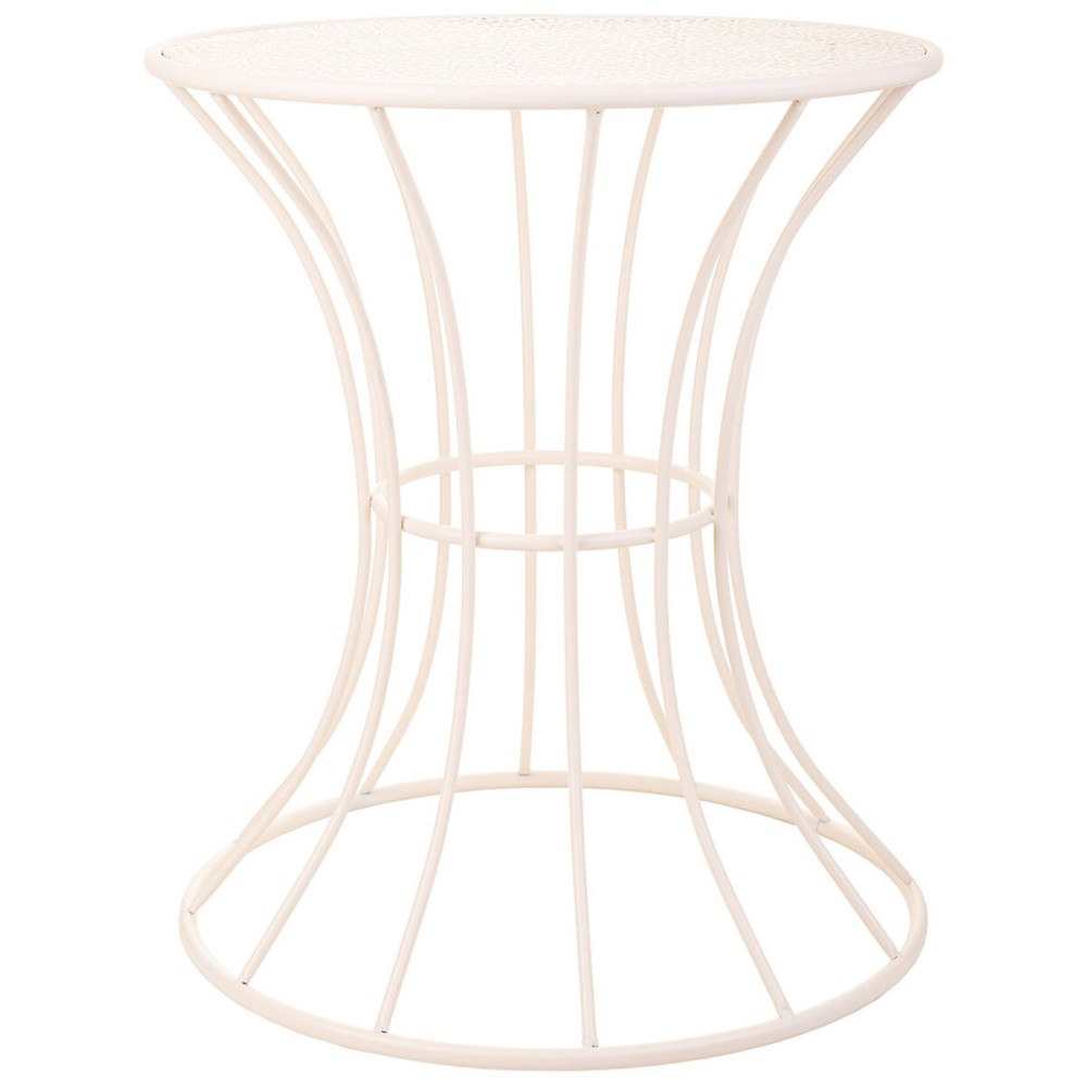 Table d'appoint Alexandra House Living Blanc Fer 20 x 50 x 21 cm