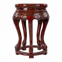 Table d'appoint Alexandra House Living Rouge Bois 36 x 55 x 36 cm