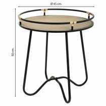 Side table Alexandra House Living Black Iron 45 x 50 x 45 cm