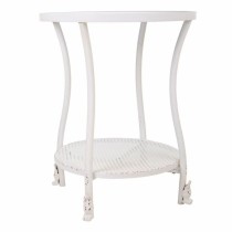 Table Basse Alexandra House Living Blanc verre Fer 50 x 60 x 50 cm