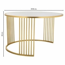 Tischdekoration Alexandra House Living Gold Eisen Spiegel Holz MDF 80 x 48 x 80 cm