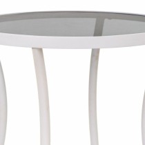 Table Basse Alexandra House Living Blanc verre Fer 50 x 60 x 50 cm