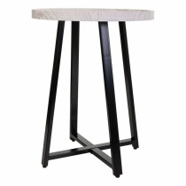 Table Basse Alexandra House Living Blanc Fer Bois MDF 45 x 57 x 45 cm