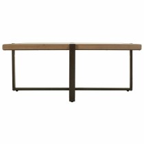 Centre Table Alexandra House Living Brown Iron Fir wood Tempered glass 99 x 40 x 99 cm