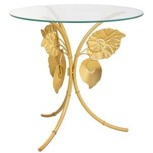 Table d'angle Alexandra House Living Or 70 x 70 x 70 cm