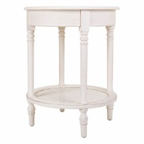 Corner table Alexandra House Living White 50 x 60 x 50 cm