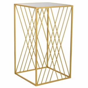 Corner table Alexandra House Living Gold 40 x 70 x 40 cm