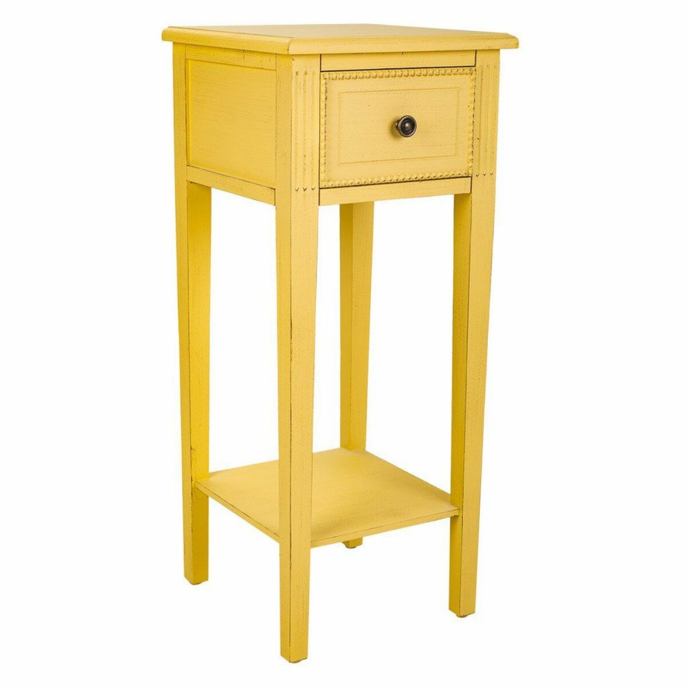 Table d'appoint Alexandra House Living Jaune 33 x 78 x 33 cm